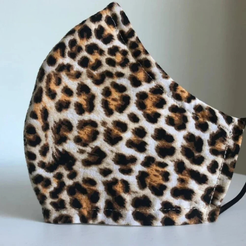 HIGH QUALITY: Face Masks Leopard Print Face Mask